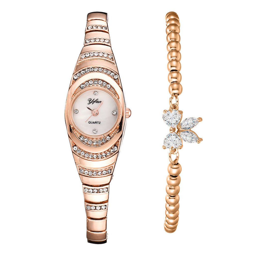 💜LAST DAY PROMOTION - 50%OFF💜Women’s Rhinestone Bracelet Watch