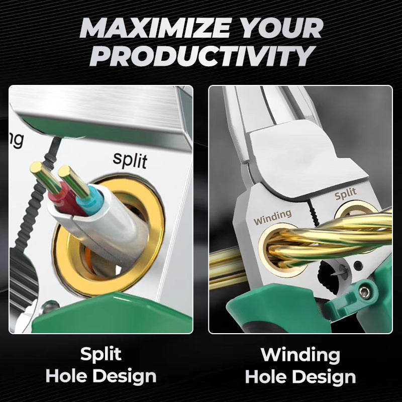 🔥LAST DAY PROMOTION - 50%OFF🔥8-in-1 Multi-Functional Wire Stripper Scissors With Electrical Test