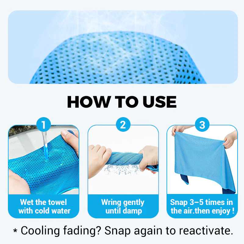 🔥LAST DAY -BUY 1 GET 1 FREE🔥Absorbent Cooling Towel, Can Be Used Anytime, Anywhere!