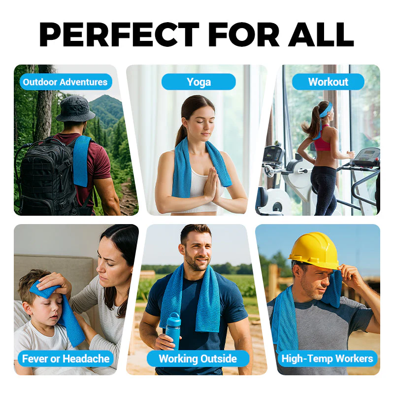 🔥LAST DAY -BUY 1 GET 1 FREE🔥Absorbent Cooling Towel, Can Be Used Anytime, Anywhere!