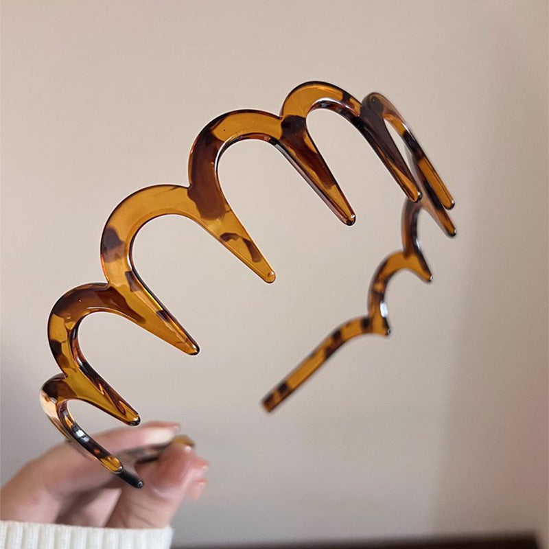 💜 LAST DAY PROMOTION - 50%OFF 💜U-Shape Fashion Tooth Hair Comb Headband