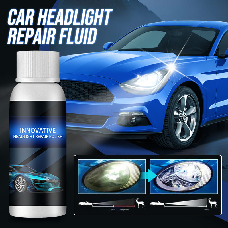 š„ LAST DAY PROMOTION - 50%OFFš„Car Headlight Repair Fluidļ¼The more you buy, the higher the discountļ¼