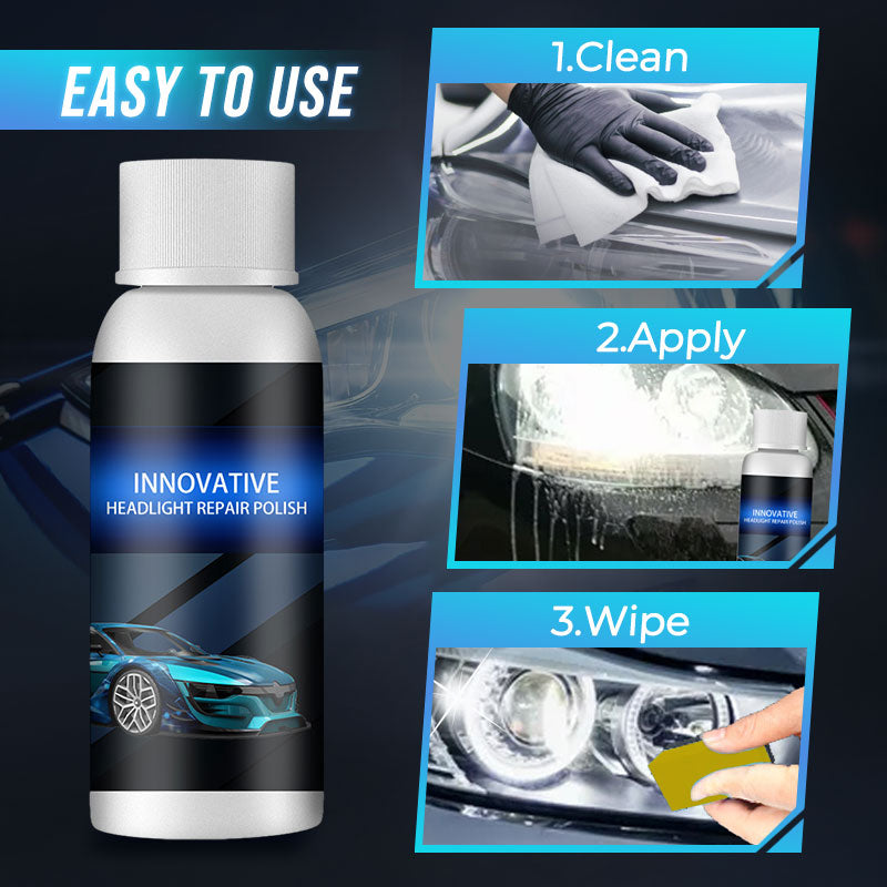 š„ LAST DAY PROMOTION - 50%OFFš„Car Headlight Repair Fluidļ¼The more you buy, the higher the discountļ¼
