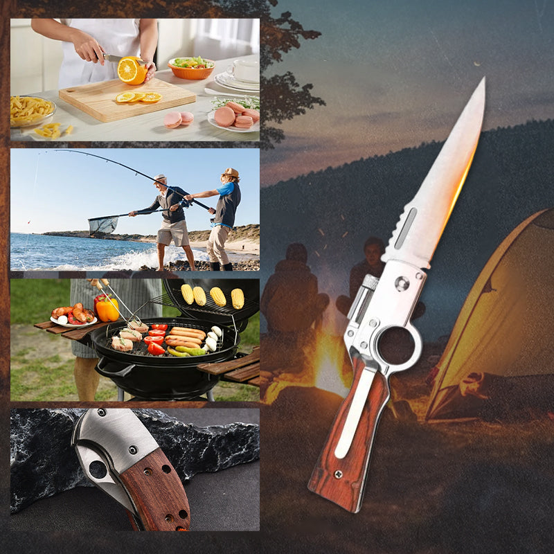 đ„LAST DAY SALE 50% OFFđ„Outdoor Stainless Steel Portable Folding KnifeđĄïž