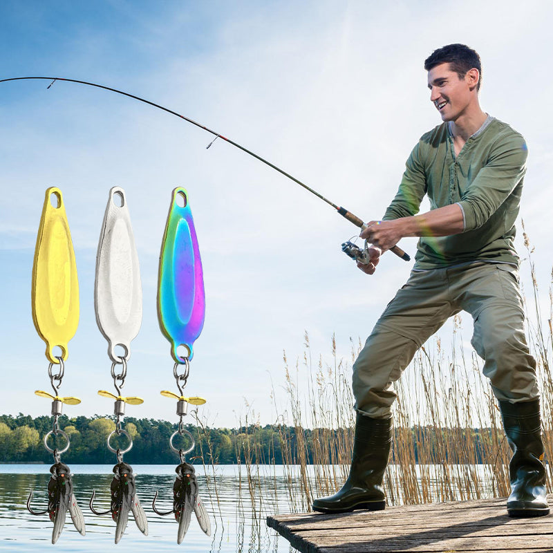 š„LAST DAY - BUY 2 GET 1 FREEš„Metal Propeller Fishing Lure for Catching Fish