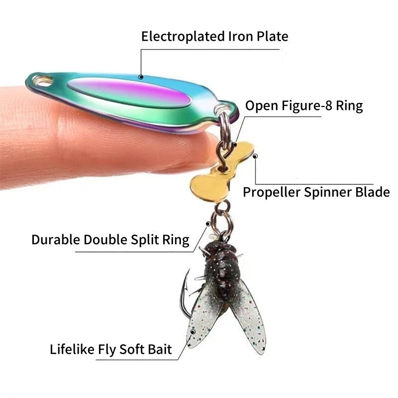 š„LAST DAY - BUY 2 GET 1 FREEš„Metal Propeller Fishing Lure for Catching Fish