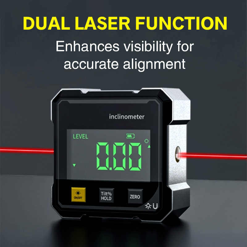 🏆Limited time 50% discount🔧Pousbo® Mini LCD Digital Inclinometer Angle Gauge✨