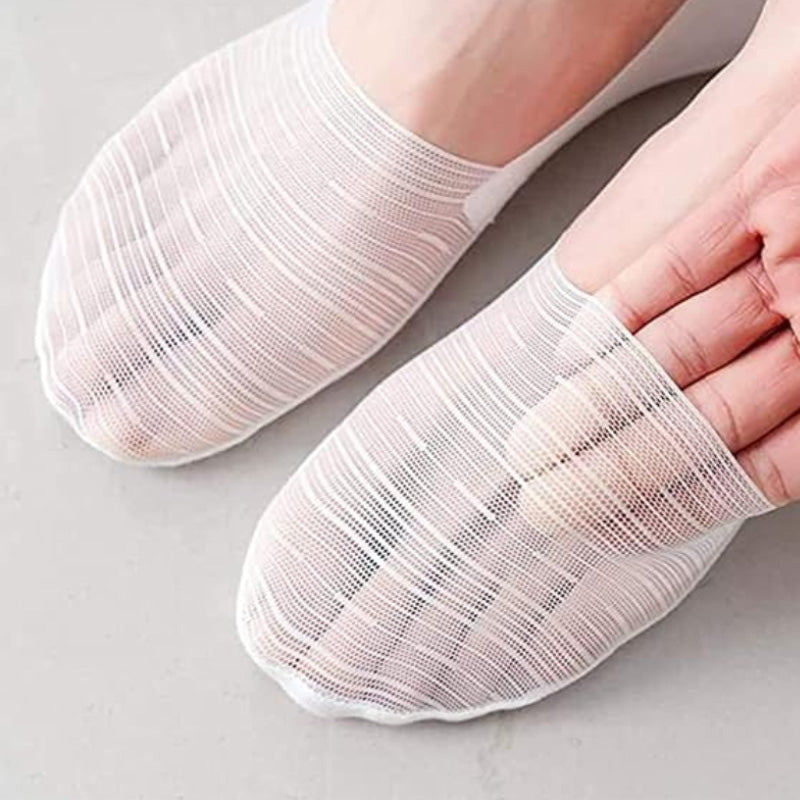 🔥Limited Special Price £7.99!!!🧦5 Pairs Ice Silk No-Show Socks Set