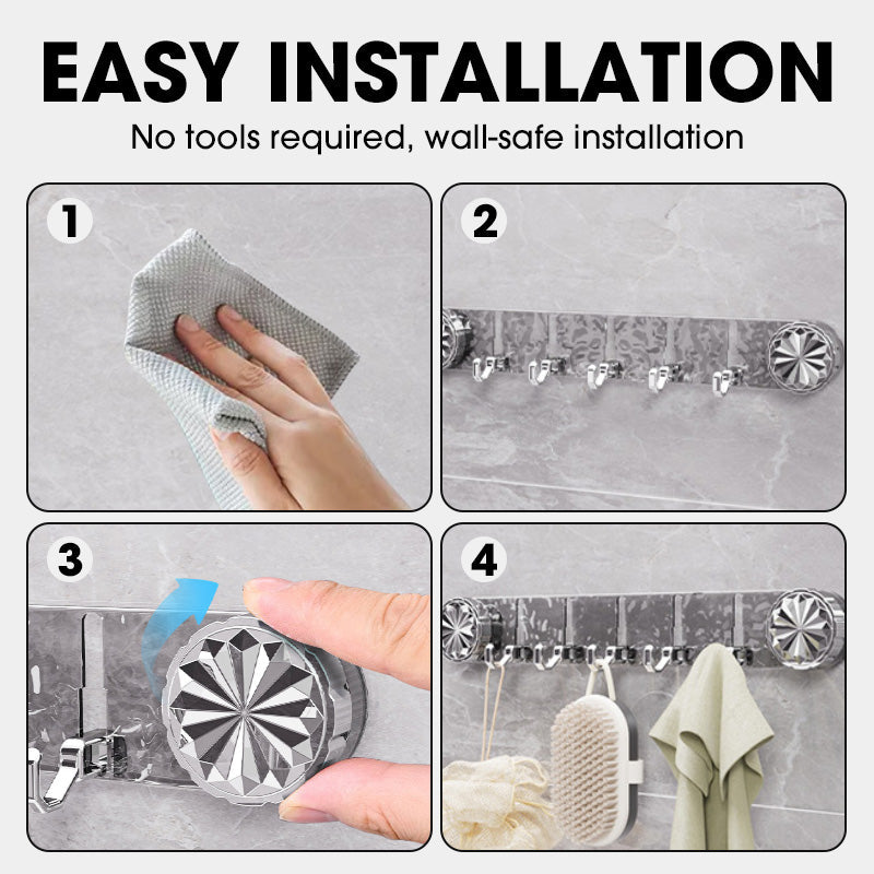 š„ LAST DAY -BUY 2 GET 1 FREE š„ Multipurpose Stylish Wall-Mounted Hooks Organizer