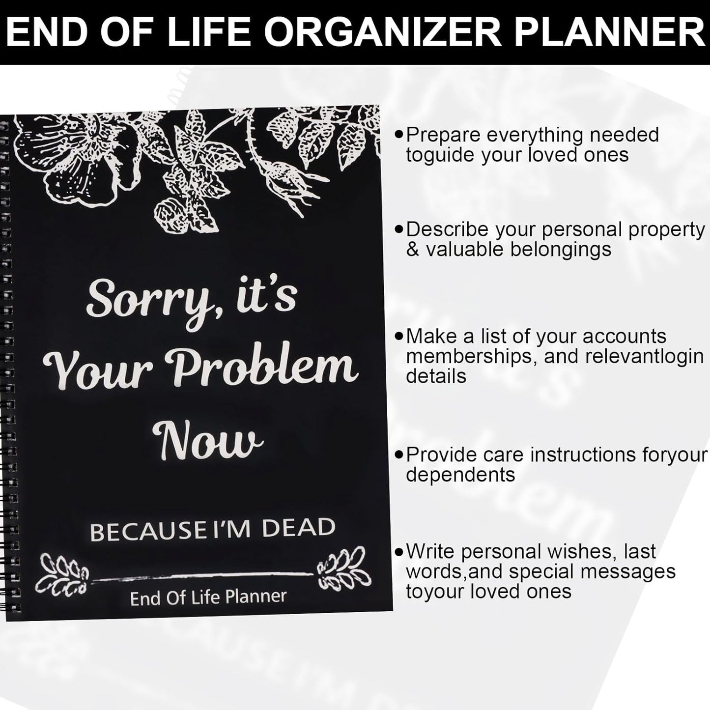 💜 LAST DAY PROMOTION - 50%OFF💜End of Life Planner