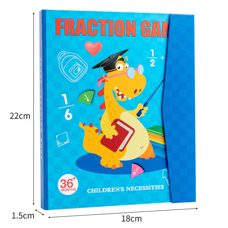 🔥LAST DAY SALE 50% OFF🏅Montessori Magnetic Book Fraction Puzzle