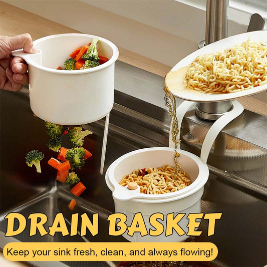 🔥LAST DAY -BUY 2 GET 1 FREE🔥Multifunctional Drainage Basket – Must-Have Kitchen Helper!