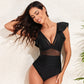 💜 LAST DAY PROMOTION - 50%OFF💜Women's Mesh Patchwork One-piece Swimsuit