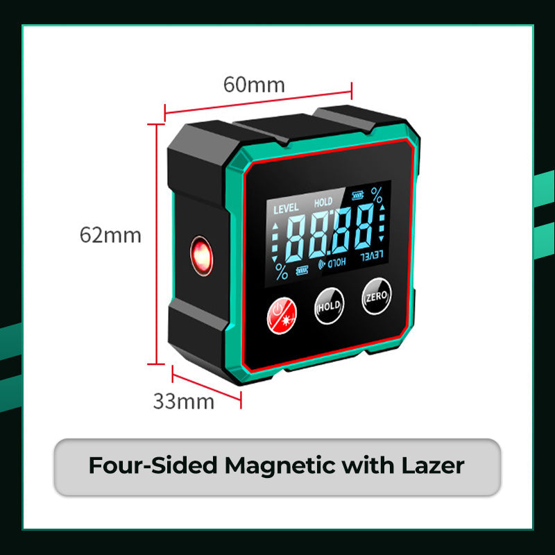 🔥LAST DAY PROMOTION - 50%OFF🔥Magnetic Digital Angle Finder with Electronic Laser