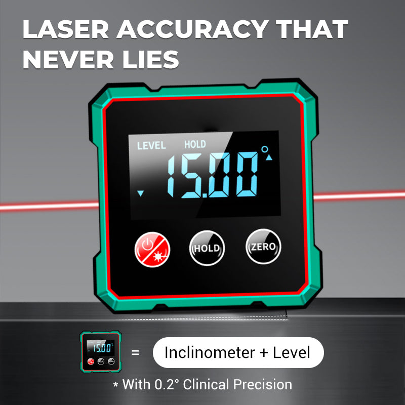 🔥LAST DAY PROMOTION - 50%OFF🔥Magnetic Digital Angle Finder with Electronic Laser