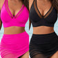 👙2025 LAST DAY SALE 50% OFF💐Swim Skirt High Waisted Bikini Sets Tummy Control Swimsuits