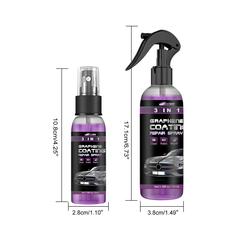 🔥LAST DAY PROMOTION - 50%OFF🔥3-in-1 High Protection Car Spray (Buy 2 get 1 free) (Buy 3 get 2 free)