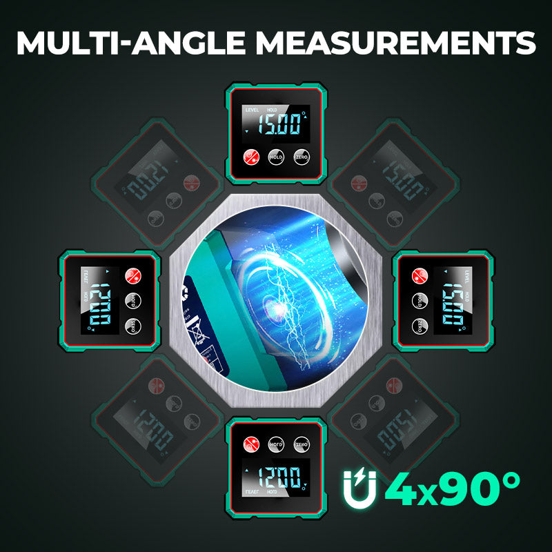 🔥LAST DAY PROMOTION - 50%OFF🔥Magnetic Digital Angle Finder with Electronic Laser
