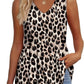 💜LAST DAY PROMOTION - 50%OFF💜Women's Print Flowy Sleeveless V Neck Peplum Tank Tops
