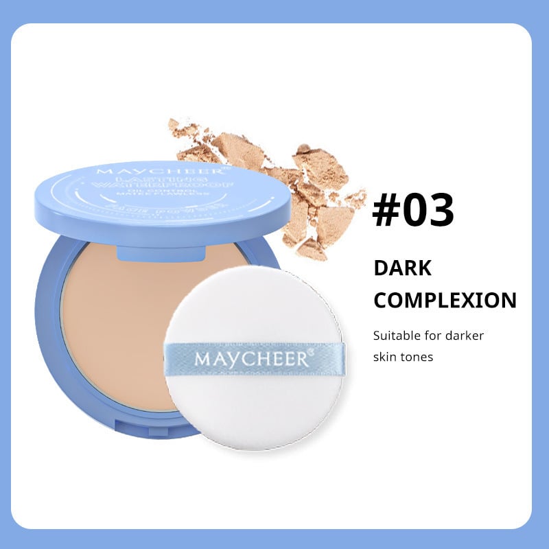 💜LAST DAY - BUY 1 GET 1 FREE💜Silky Matte Soft Waterproof Pressed Powder