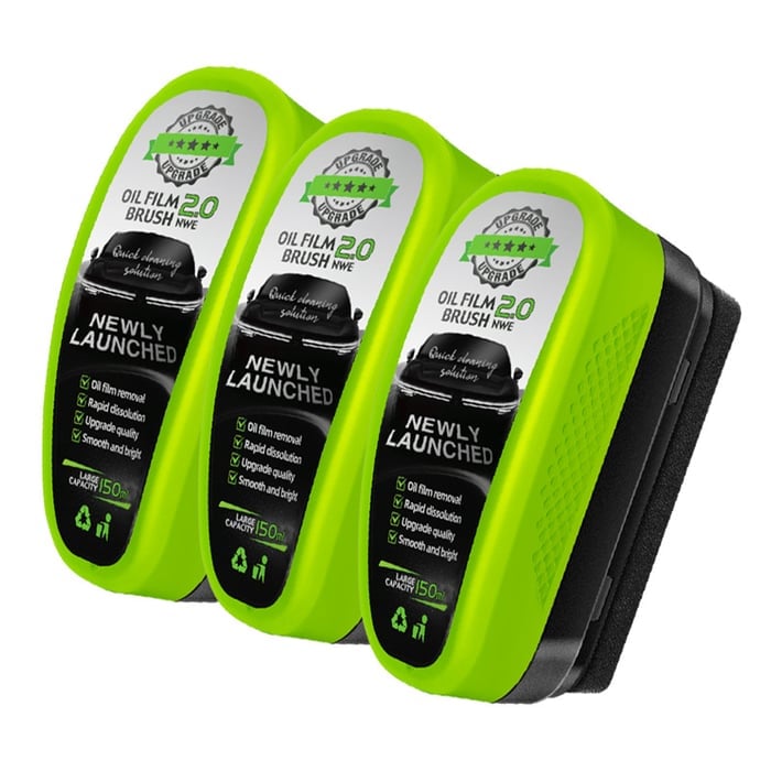 🔥LAST DAY -BUY 2 GET 1 FREE🔥New 2.0 Powerful Oil Film Wipe