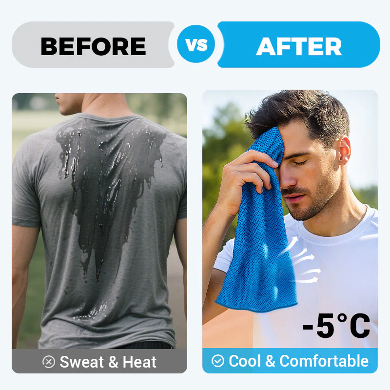 🔥LAST DAY -BUY 1 GET 1 FREE🔥Absorbent Cooling Towel, Can Be Used Anytime, Anywhere!