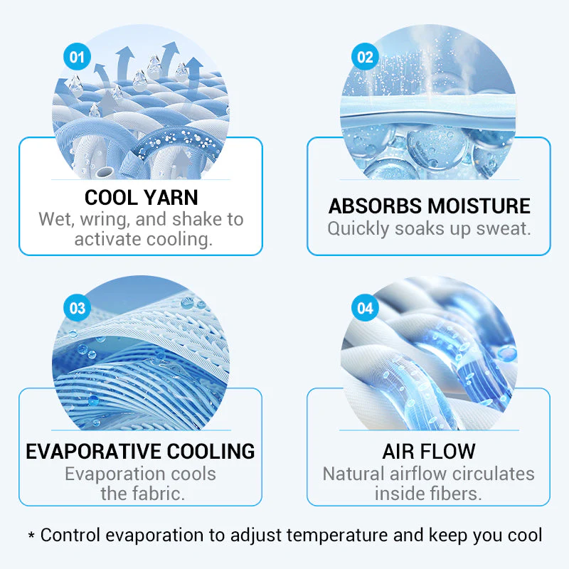 🔥LAST DAY -BUY 1 GET 1 FREE🔥Absorbent Cooling Towel, Can Be Used Anytime, Anywhere!
