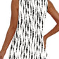 💜LAST DAY PROMOTION - 50%OFF💜Women's Print Flowy Sleeveless V Neck Peplum Tank Tops