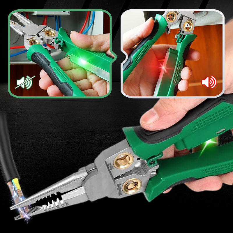 🔥LAST DAY PROMOTION - 50%OFF🔥8-in-1 Multi-Functional Wire Stripper Scissors With Electrical Test