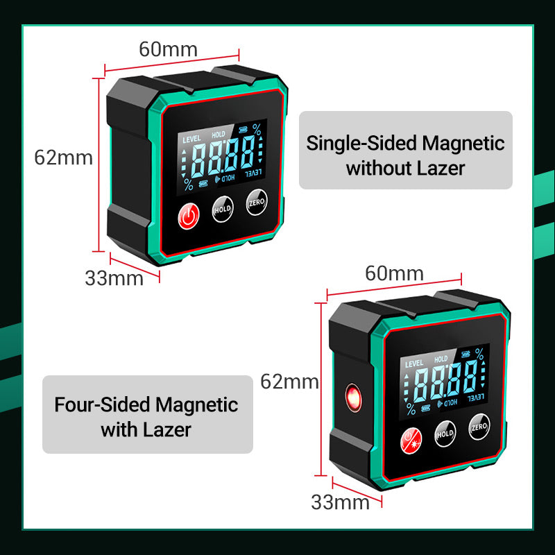 🔥LAST DAY PROMOTION - 50%OFF🔥Magnetic Digital Angle Finder with Electronic Laser