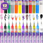💜 LAST DAY PROMOTION - 50%OFF 💜12 Colors Nail Art Pens Set