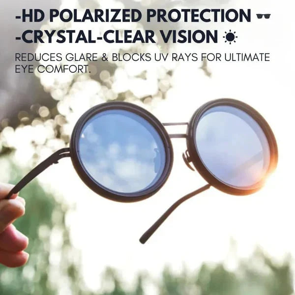 🔥LAST DAY -BUY 2 GET 1 FREE🔥Adjustable Tint Polarized Round Sunglasses