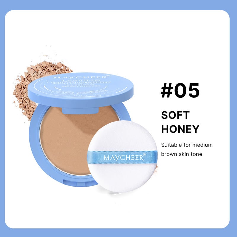 💜LAST DAY - BUY 1 GET 1 FREE💜Silky Matte Soft Waterproof Pressed Powder