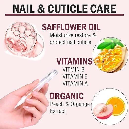 💜LAST DAY - BUY 1 GET 1 FREE💜Nail Nutrition Oil For Strength and Moisture | Organic Nail Care