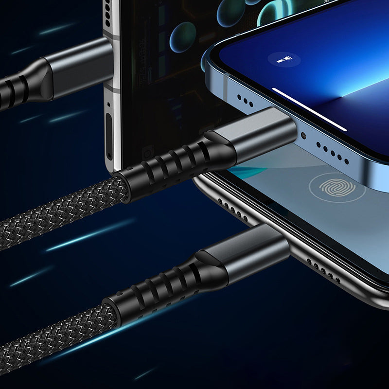 🔥LAST DAY PROMOTION - 50%OFF🔥Transparent Luminous 3-in-1 Super Fast Charging Cable