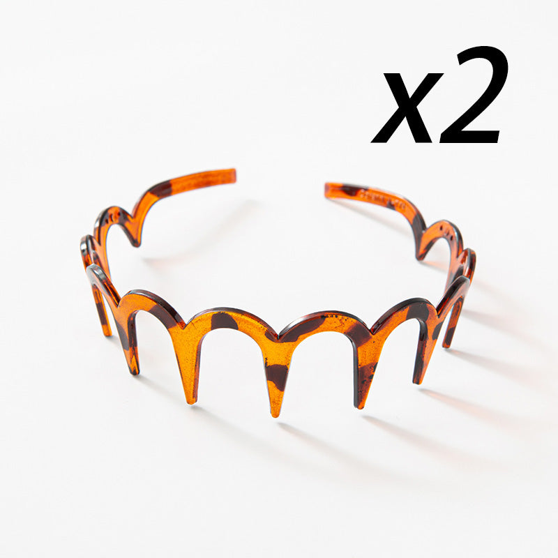 💜 LAST DAY PROMOTION - 50%OFF 💜U-Shape Fashion Tooth Hair Comb Headband