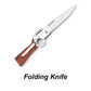 🔥LAST DAY SALE 50% OFF🔥Outdoor Stainless Steel Portable Folding Knife🗡️