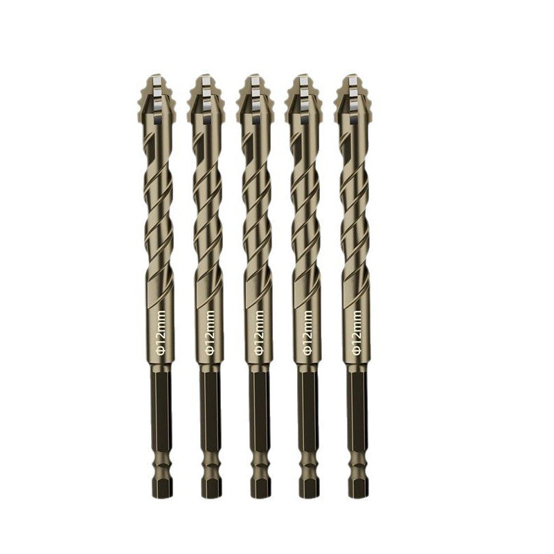 🔥LAST DAY - BUY 2 GET 1 FREE🔥4-Piece Diamond Grit Drill Bit Set - Tile/Glass/Marble/Concrete Drill Bits (2025 Upgraded 4-Flute Eccentric Design)