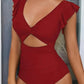💜LAST DAY PROMOTION - 50%OFF💜Sexy Ruffled One-piece Swimsuit