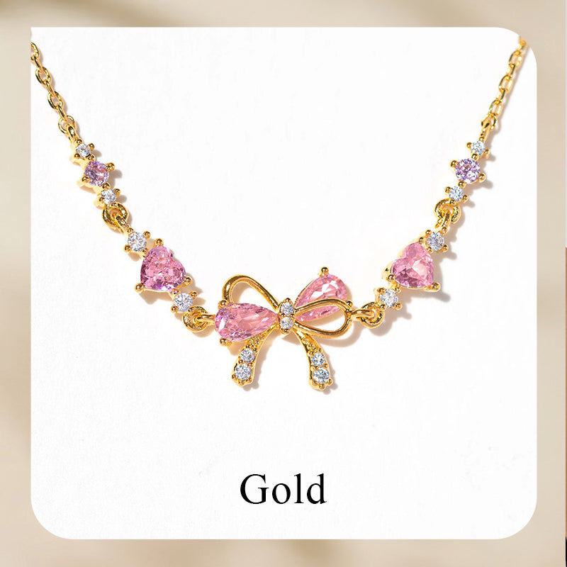 💜 LAST DAY PROMOTION - 50%OFF 💜Women’s Delicate Pink Bow Bracelet