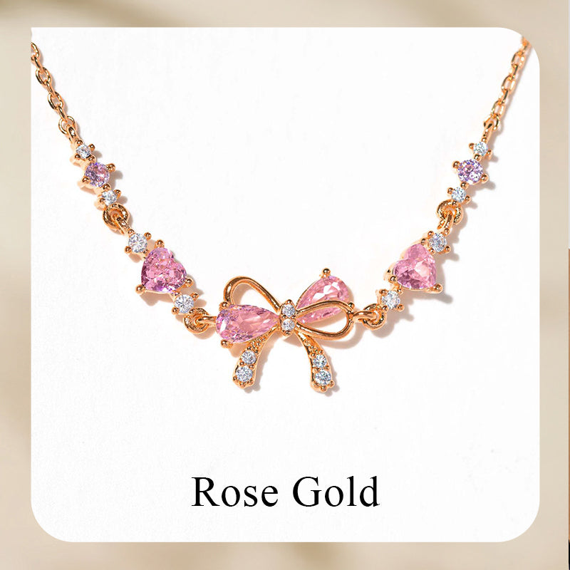 💜 LAST DAY PROMOTION - 50%OFF 💜Women’s Delicate Pink Bow Bracelet