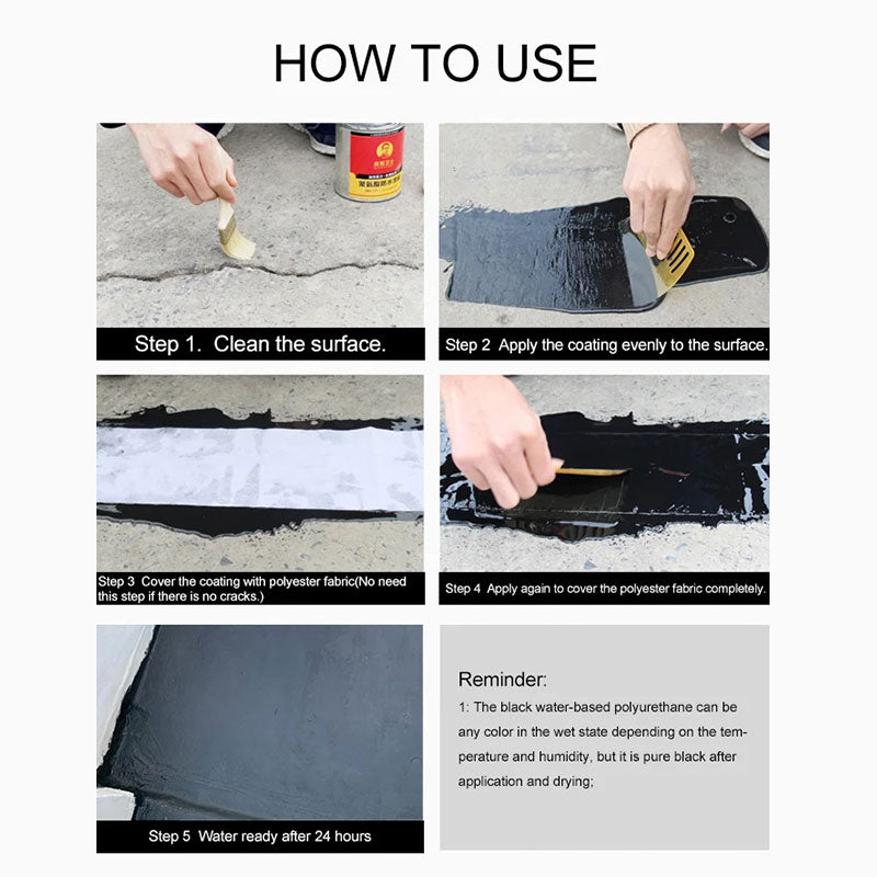 🔥LAST DAY -BUY 2 GET 1 FREE🔥Polyurethane Waterproofing and leak repair Eco-friendly coating