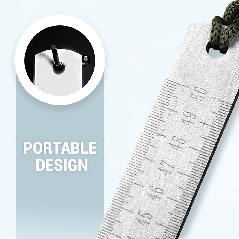 🔥LAST DAY PROMOTION - 50%OFF🔥Multifunctional Portable Self-Defense Stainless Steel Ruler