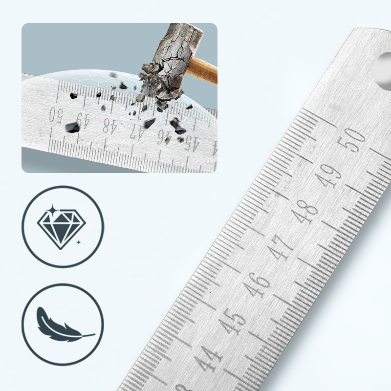 🔥LAST DAY PROMOTION - 50%OFF🔥Multifunctional Portable Self-Defense Stainless Steel Ruler