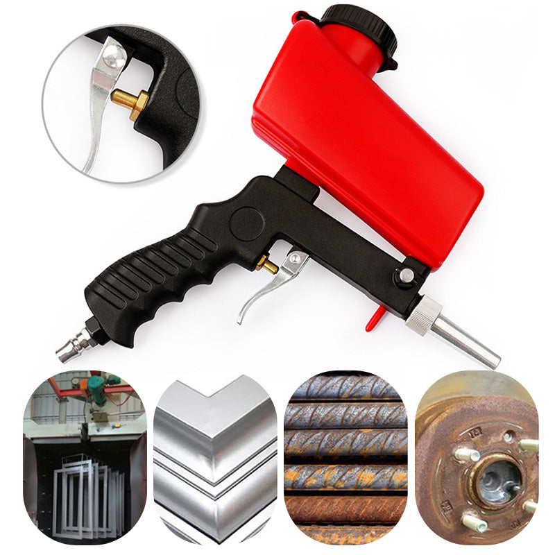 🔥LAST DAY PROMOTION - 50%OFF🔥Portable Handheld Pneumatic Sand Blaster Gun