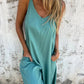 💜LAST DAY PROMOTION - 50%OFF💜Women's Casual Loose Cotton-Linen Blend Jumpsuit with Pockets and Adjustable Straps