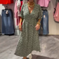 💜 LAST DAY PROMOTION - 50%OFF💜Women's V-Neck Printed Dress