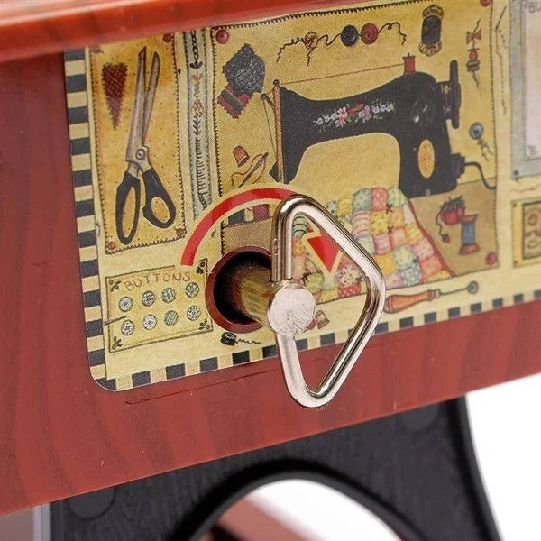 🔥 LAST DAY PROMOTION - 50%OFF 🔥  Wood Mini Sewing Machine Music Box