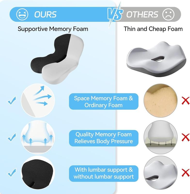 🔥 LAST DAY PROMOTION - 50%OFF 🔥Non-Slip Memory Foam Seat