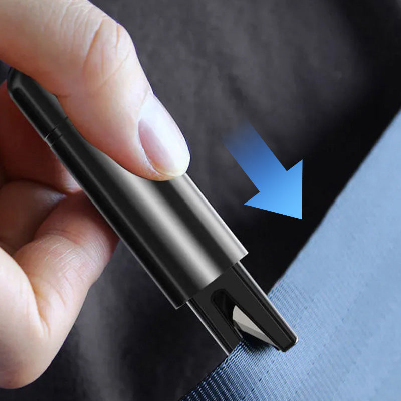 🔥LAST DAY - BUY 2 GET 1 FREE🔥Multi-Functional Dual-Headed Car Safety Hammer